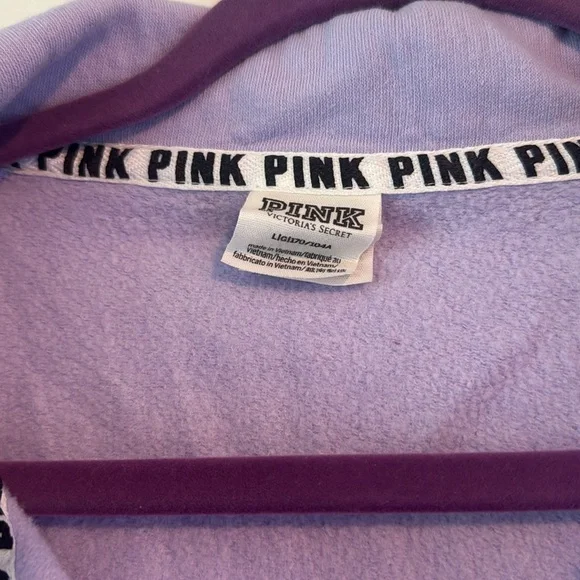 Pink- Faded purple crew neck Size L - Picture 2 of 3